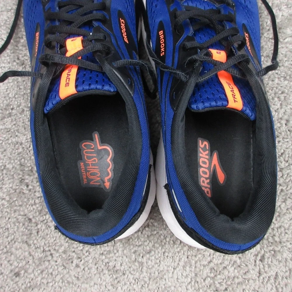 Brooks Sneakers Mens Size 12 US Blue Orange Trace 2 Running Shoes Trainers